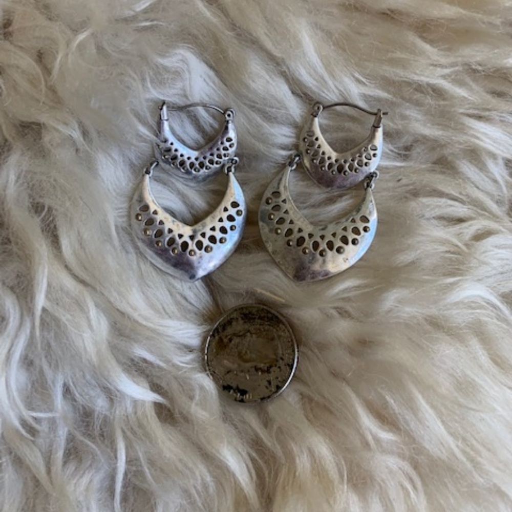 Lucky brand silver earrings